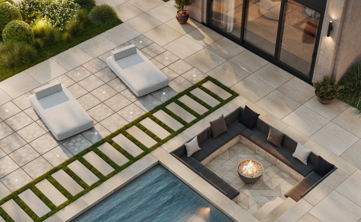 Unilock Interlock, retaining wall, natural stone