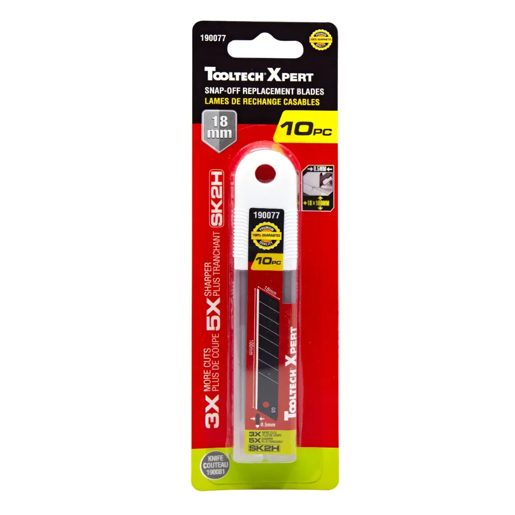 10PC Snap-off Blades SK2H 18mm With Dispenser