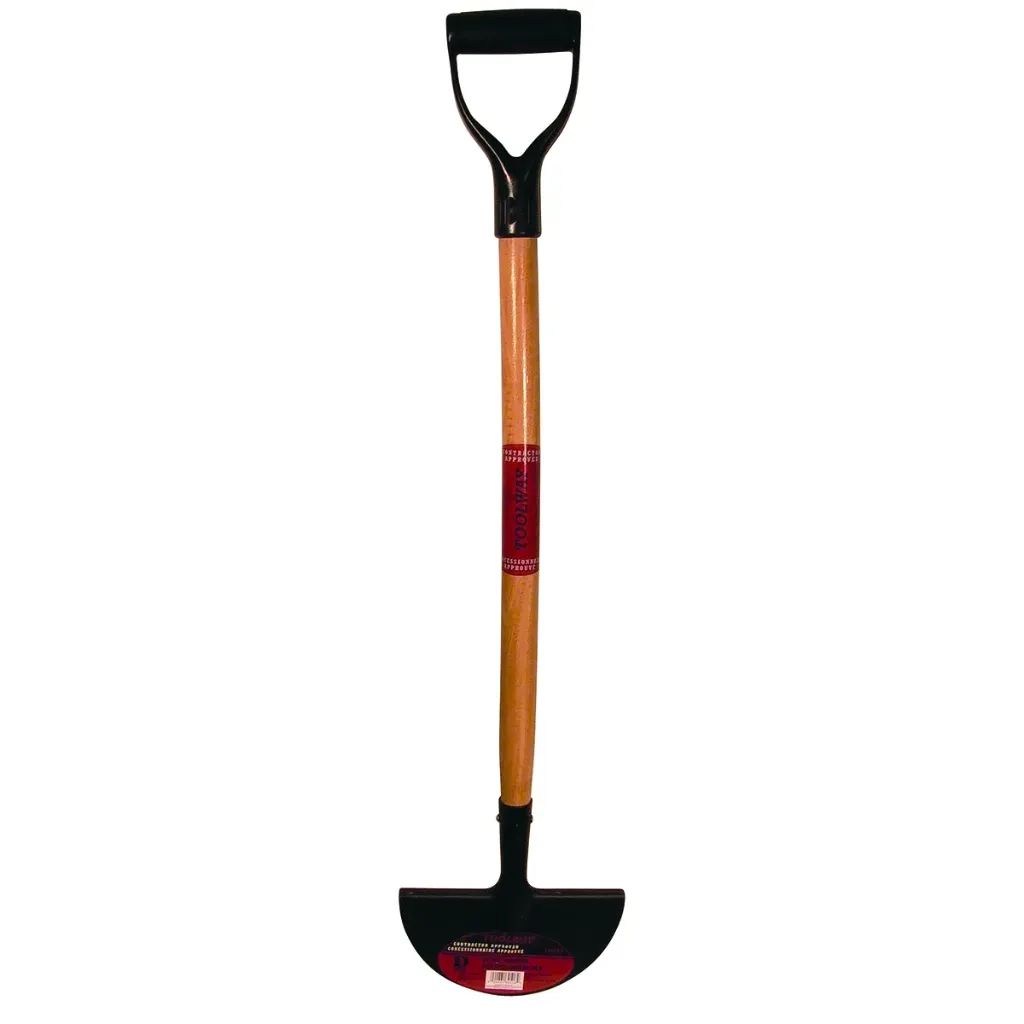 Lawn Edger Half Moon With Foot Step 32-1/2in Wood D-Handle
