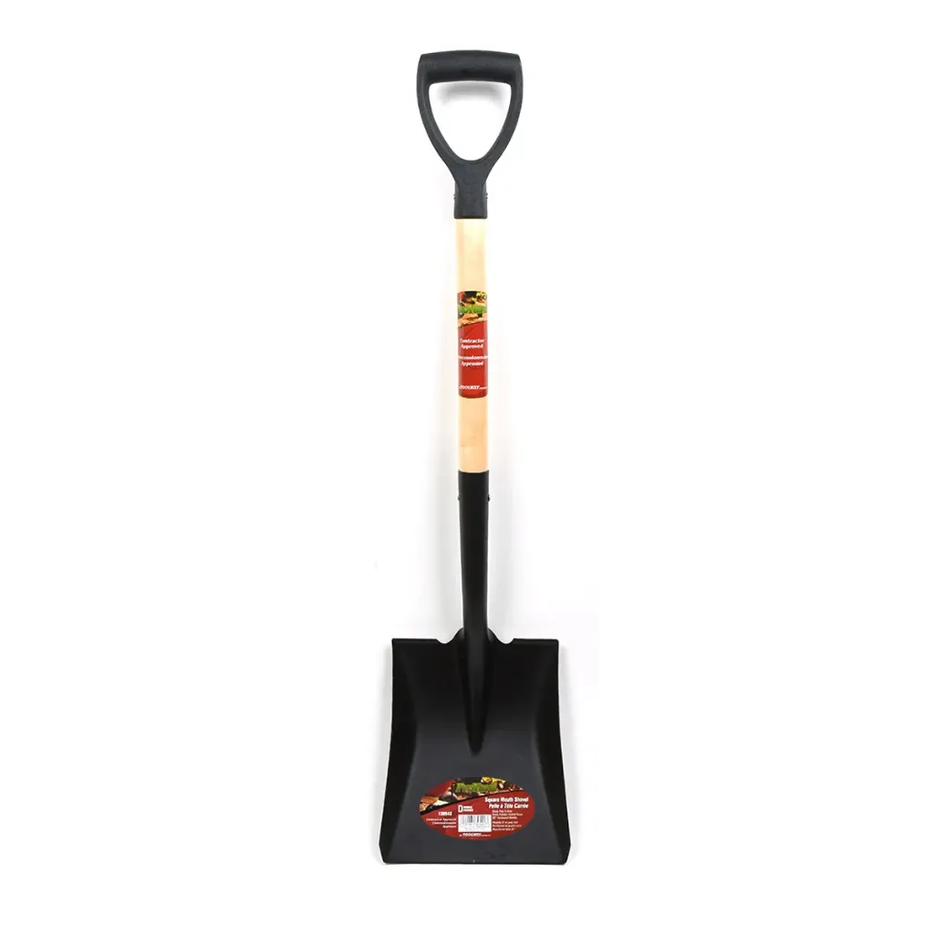 Shovel Square Mouth 38in x 9-1/2in Blade Wood D-Handle