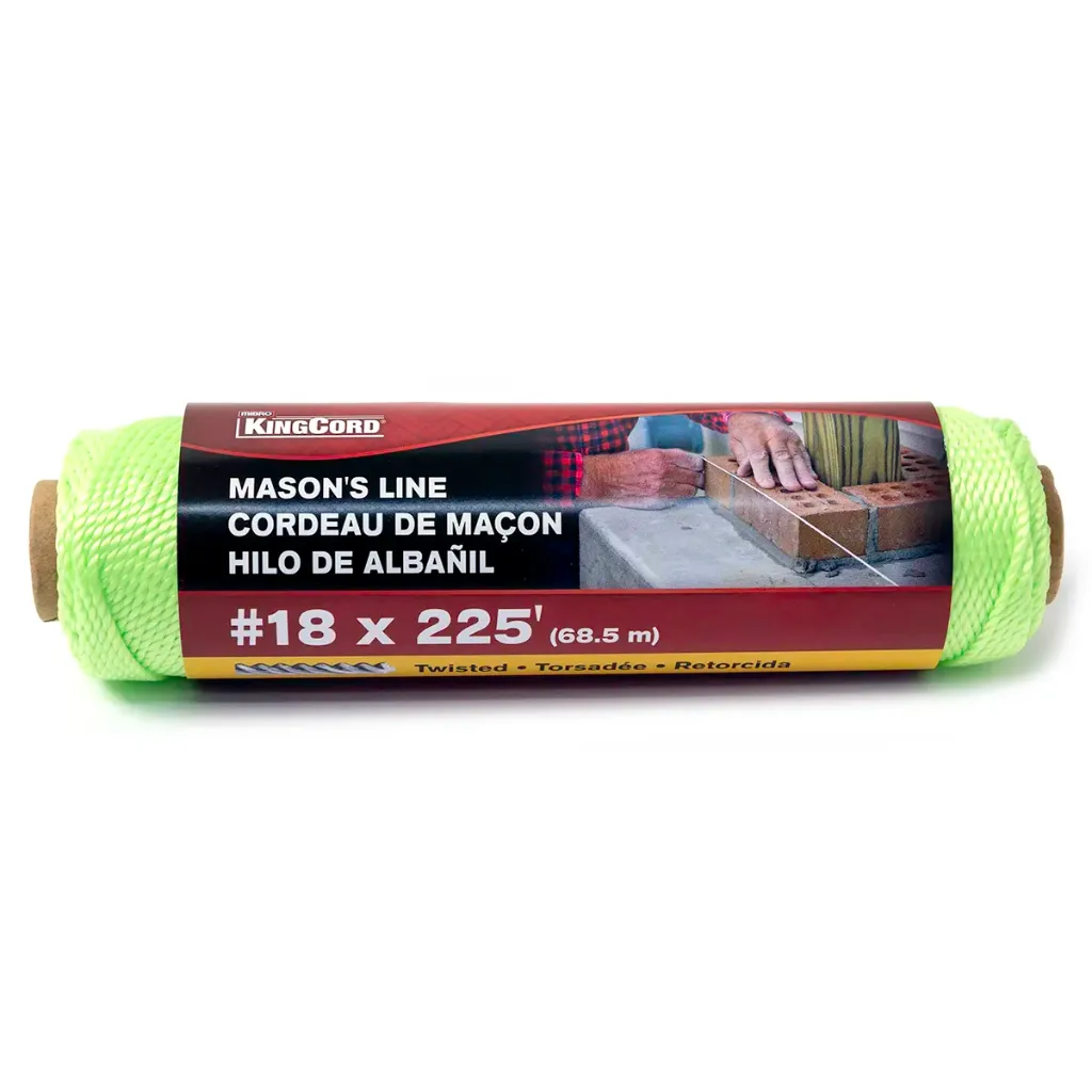 Twisted Poly Mason Line #18 x 225' Neon GREEN