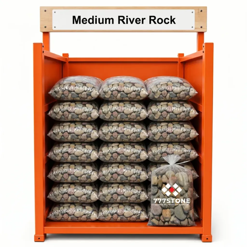 Medium River Rock- Bag