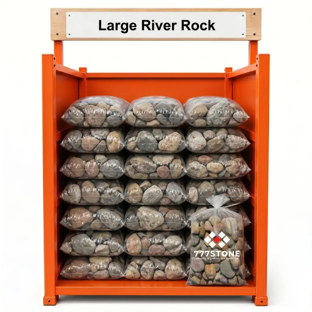 Large river rock- Bag