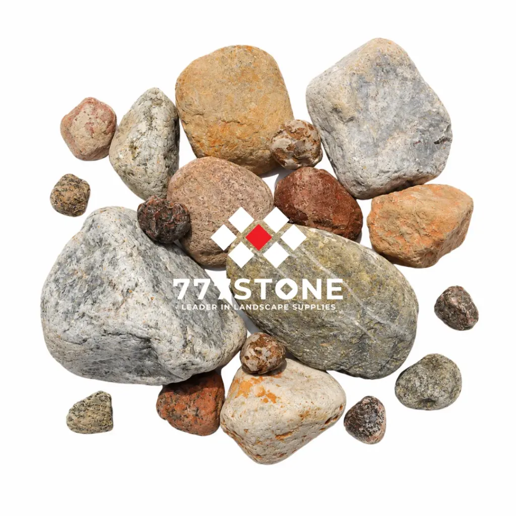 Large river rock- Cubic Yard