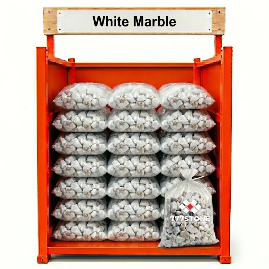 White Marble- Bag