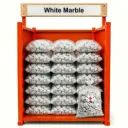 White Marble- Bag