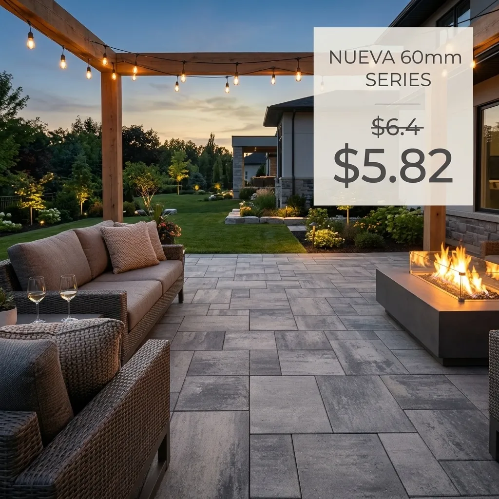 [August Promotion] Nueva® Paver 60mm RANDOM (Champagne)