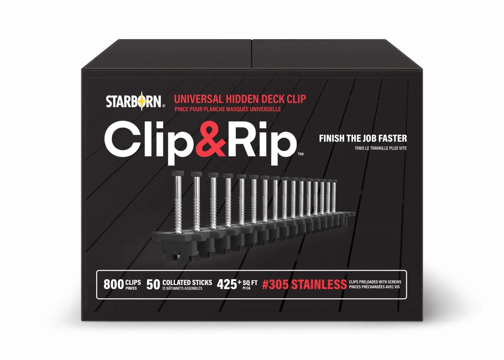 STARBORN CLIP&RIP PVC CLIPS BOX (800 PCS)
