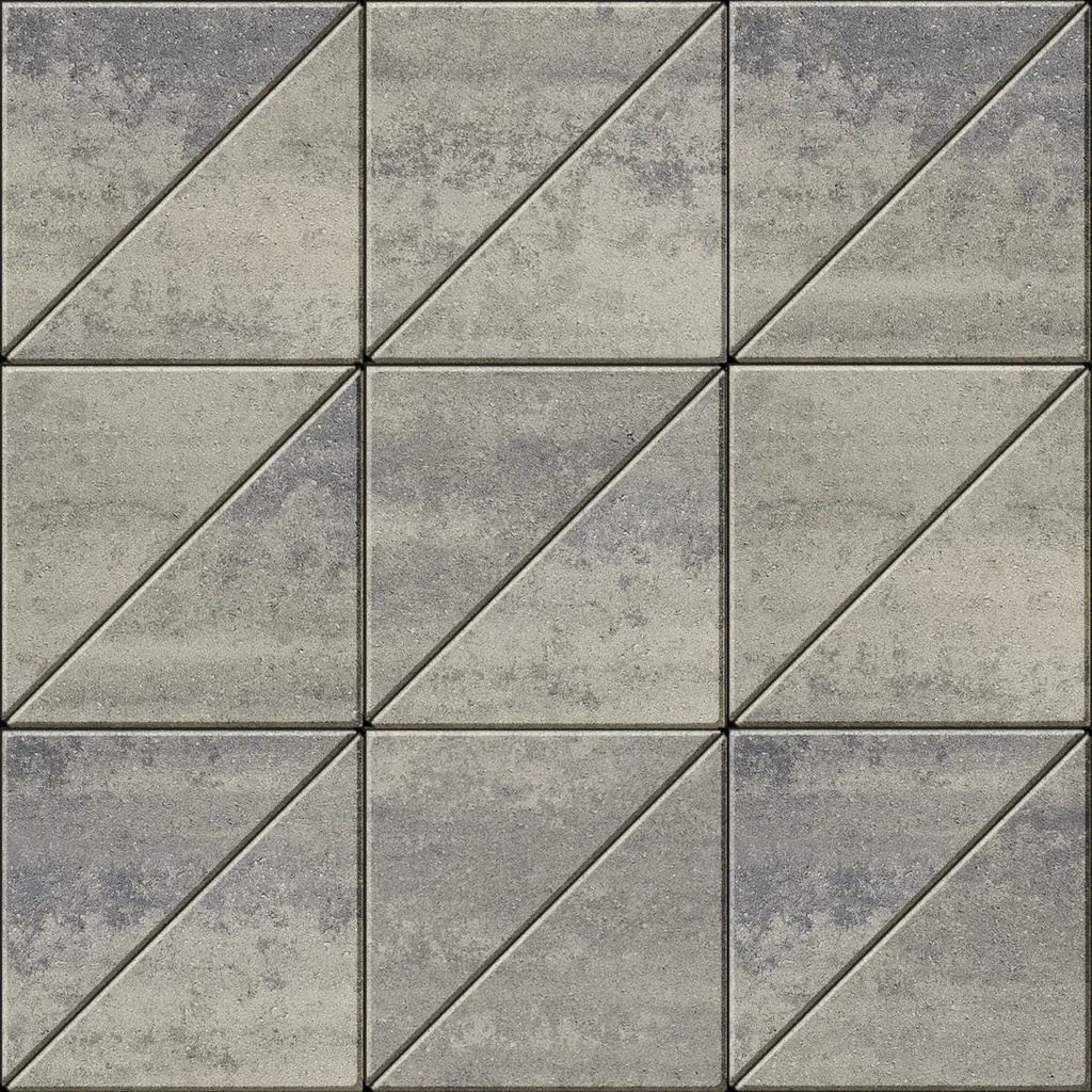 Industria 100 Triangle 300 x 300 HD Smooth (Shale Grey)